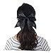 CN 4Pcs 7” Glitter Ponytail Holder Girls Sparkle Bow