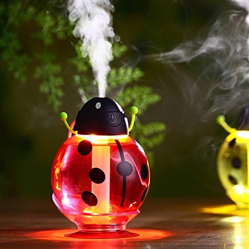 Beatles Home Aroma LED Humidifier Air Diffuser Purifier Atomizer (Red)