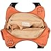 FASH Limited Bowk-not Ruffle Accent Handbag PU Leather Handbag - Orange