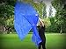 BLUE SHIMMER Angel Wing from Catch the Fire Worship Flags, Praise & Worship Dance Flags, Prophetic Worship, Christian Dance in Church, Beautiful Single Layer, (2 ct), Flexible Poles