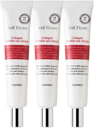Amazon Co Jp メディフラワーコラーゲンリンクルアイクリーム40mlx3本セット韓国コスメ Medi Flower Collagen Wrinkle Eye Cream 40ml X 3ea Set Korean Cosmetics 並行輸入品 ビューティー