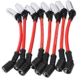 High Performance 10.2MM Spark Plug Ignition Wire For 2000-2009 CHEVY GMC Saab Isuzu Hummer V8 48322R 48322 7831