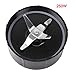 Replacement Spart Parts Cross Blades Extractor with Silicone Seal Gaskets for Magic Bullet 250w Blender Juicer Mixer Accessories