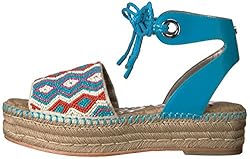 Sam Edelman Women's Neera Sandal, Blue/Multi, 5 M US