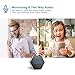 Mini Camera Clock-ENKLOV HD 1080P WiFi Smart Mirror Clock with Night Vision Two-Way Audio Motion Detection Colorful LED light,for Wall and Desk,Perfect Gift …