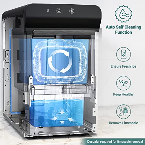 Gevi Household V2.0 Countertop Nugget Ice Maker Keep Ice Up to 24