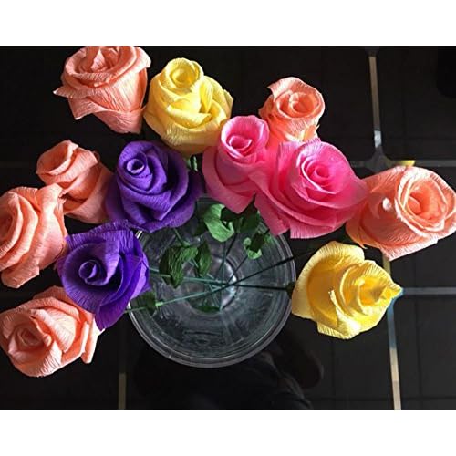Chytaii Papier Crepon Serpentin Multicolore 11 Couleurs Accessoire De Bricolage Decoration Loisirs Creatifs Papiers Et Papeterie Zwembaddebeemd Nl