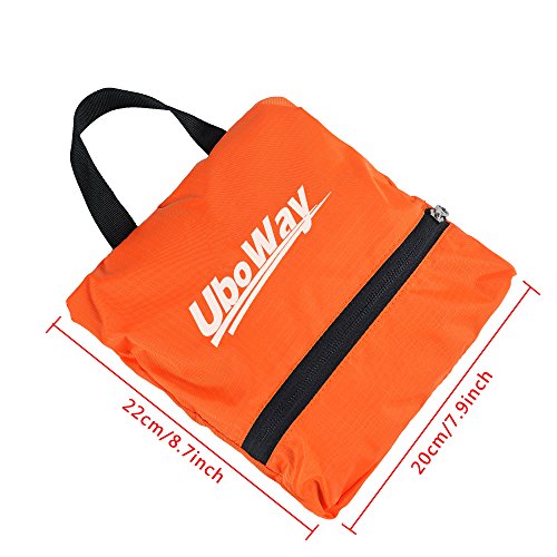 UBOWAY Rock Climbing Rope Bag Mountaineering Shoulder Backpack for Climbing, Hiking, Trekking (Orange) - Thumbnail 3