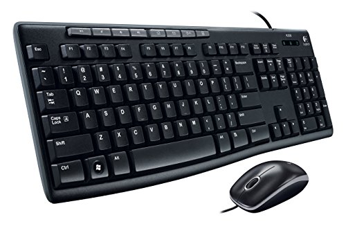 Click Here to See More Images Logitech Media Combo MK200 Full-Size Keyboard and High-Definition Optical Mouse