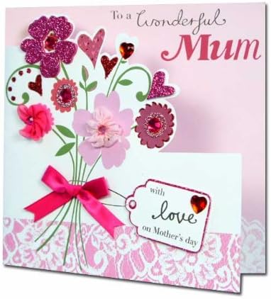 Amazon 母の日カード カットアウト 01 花束 グリーティングカード 文房具 オフィス用品