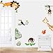Rurah Kids Animals Wall Sticker Children Room Decoration Wall Mural