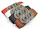 E-Clover Designer Metal Buckle Women's Elastic Waist Cinch Belt (Navy Blue)