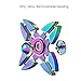 Fidget Spinner Toy, VOLADOR Zinc Alloy Quad Hand Spinner Relieve ADHD EDC Anxiety Stress Helps Focus