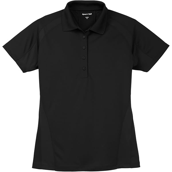 SPORT-TEK Women's Dri-Mesh Pro Polo Black at Amazon Women's