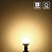 LE G25 E26 LED Bulbs, 40W Incandescent Equivalent, 2700K Warm White, 5W 450lm Energy Saving Light, Non-Dimmable, 200 Degree Beam Angle for Home, Living Room, Kitchen and More, Pack of 6