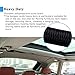 Edobil Adjustable Bungee Cord, 59-Inch Shock Rope with Wide Opening Hooks,For Cars, Camping, RVs, Trunks, Luggage Racks Clothes Hanger(Black)
