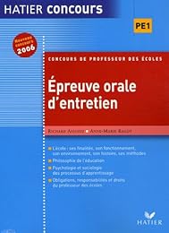 Épreuve orale d'entretien