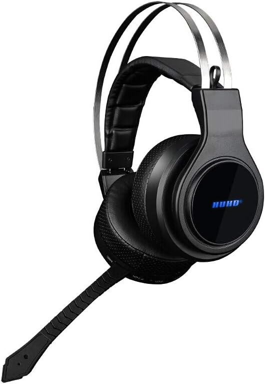 Grborn HW-S3 High-tech 2.4GHz Optical Wireless Gaming Headset 7.1 Surround Sound USB Stereo Gaming Headphones Wired Gaming Headphones for X BOX 360/PS3/PS4/PC/MAC(HW-S3)