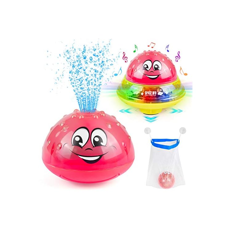 bath toy that sprays water
