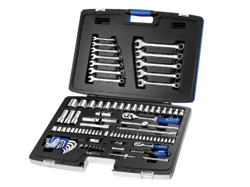 Britool E032911B 1/4 and 1/2-inch Mixed Socket Drive and Spanner Set (101 Pieces)