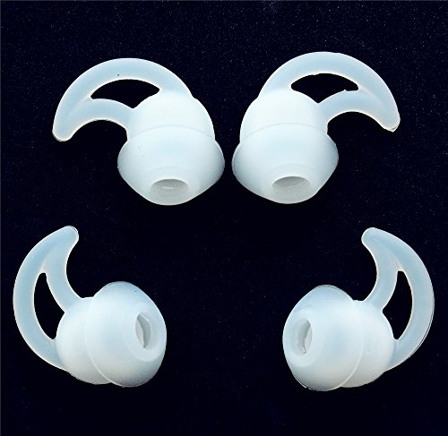 Vezukv Bose Earbud Replacement Isolated noise Tips Compatible for Bose in ear Earbuds QC20 QC20i QC30 SoundSport Headphones SIE2 SIE2i IE2 IE3(2White-S)