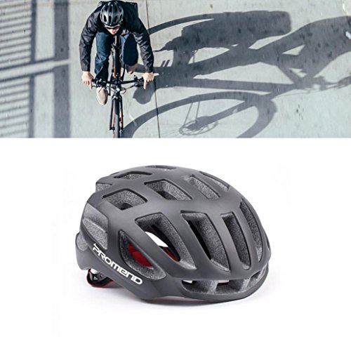 Bike Helmet DEESEE(TM) Outdoor Adult Safety Road/Mountain Ventilation Carbon Bicycle Cycling Skate Bike Helmet (D)