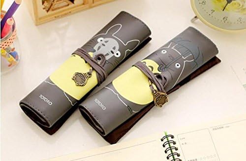 IWantOne Brand New Japanese Style Lovely Cute Cartoon Cat Roll Pencil Case Flip Pouch School Storage Bag Box Supplies (Cartoon 2)