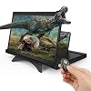 Achort 12” Screen Magnifier for Cell Phone 3D MobileMagnifier Screen HD with Foldable Phone Stand Amplifier wth Camera…