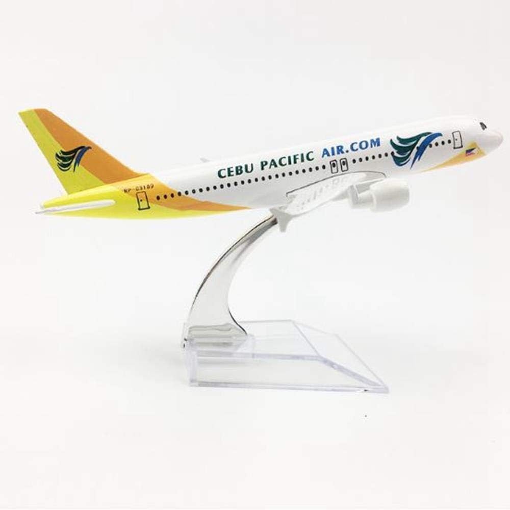 Model 16Cm Cebu Pacific Airlines Airplane Model Cebu Air A320 Metal Diecast Aviation Model Airway Aircraft Model Scale Toy Gift 1:400