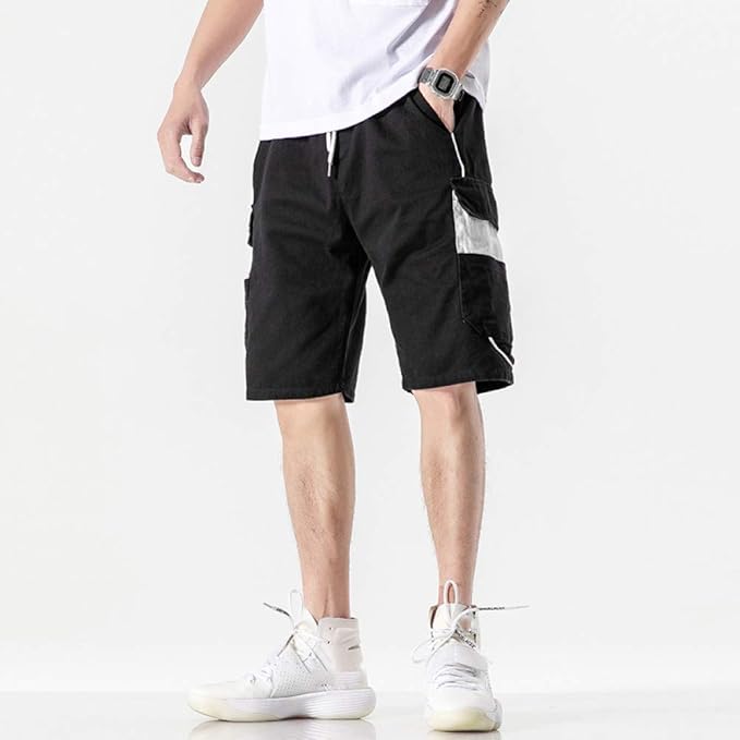 picture Streetwear Baggy Clothes Style Men cargo harem shorts sommer mann shorts
