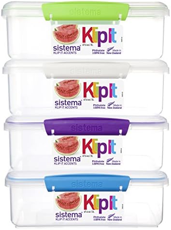 Sistema Aufbewahrungsbehalter Fur Lebensmittel Polypropylen 2 L Amazon De Kuche Haushalt