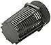 Lifegard Aquatics Threaded Suction Overflow Strainer for Fish Aquariums – High-Impact Resistant Black PVC – Space Saver Strainer to Extend Past the Bulkhead – Reduces Pump Damage – 2 Inch
