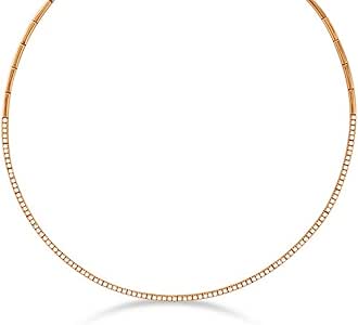 choker tennis diamond necklace