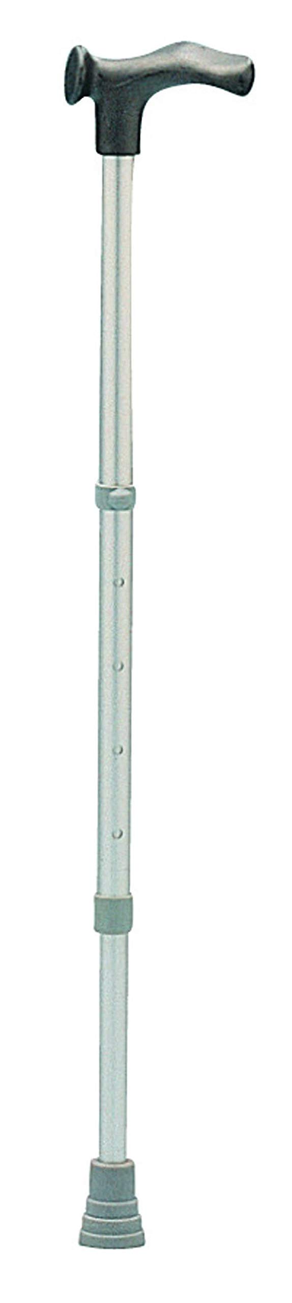 Days Ergonomic Handle Walking Stick, Aluminium Walking Cane, Non-Slip Rubber Ferrules, Comfortable Mobility Aid, Adjustable Height 730mm to 960mm, Right Hand (Eligible for VAT relief in the UK)