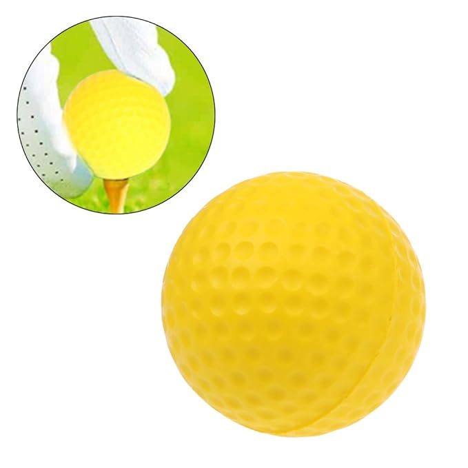 Pelota de golf de espuma amarilla para entrenamiento, pelota de ...