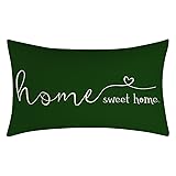 MFGNEH Home Sweet Home Quotes Farmhouse Pillow