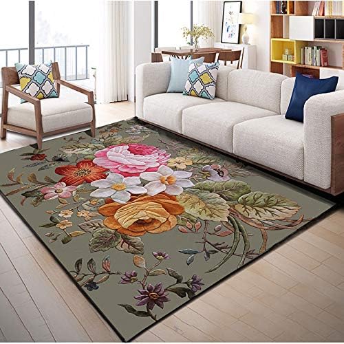 Printing European-style American home 140 * 200CM Figure 5,Children Play Mat- Thick Soft Nursery Rug Protect Carpet Crawling Mat for Baby Toddler Play, Living Room, Baby's Bedroom, Non-Slip/Wear Resi