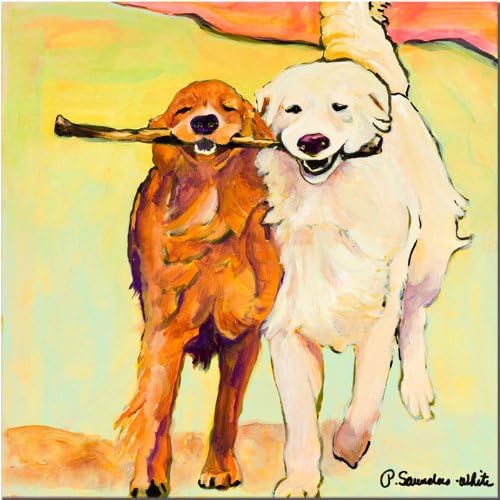 golden retriever wall art