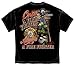 Firefighter T-Shirt Once And Always A XXX-Large Black