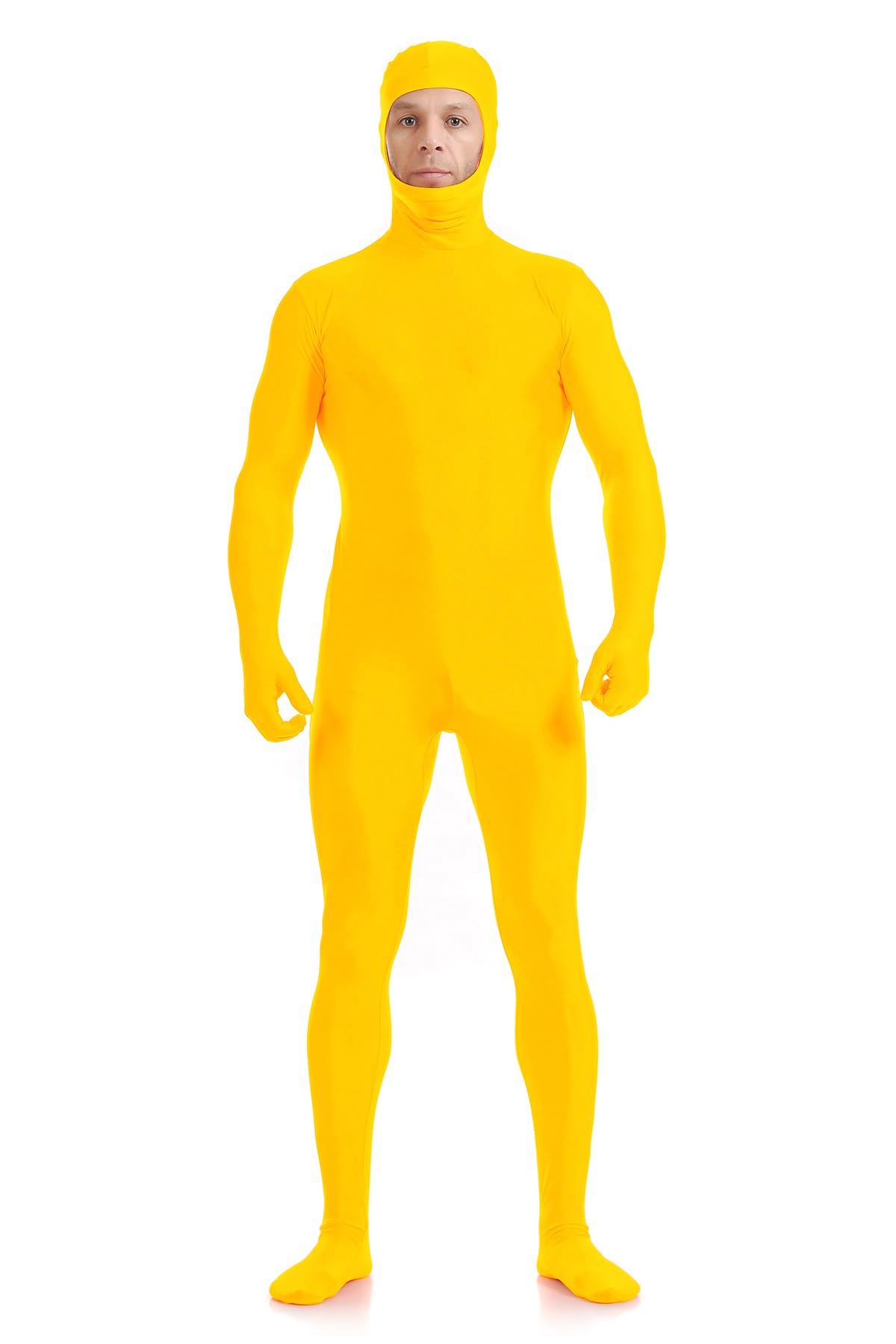 ATHX Men's and Women's Spandex Open Face Bodysuit