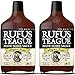 Rufus Teague Sugar Free Premium BBQ Sauce Slim N' Sweet, 12.25 oz. Bottles, 2 Pack