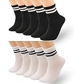 Guanquartz 10PC Boys and Girls Socks High Cotton Elastic and boneless seams for comfort, perfect for students, teens sports