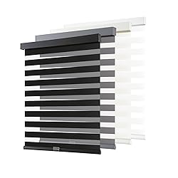 AOSKY Custom Cordless Zebra Blinds for Windows Pull