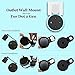 MTSmart Outlet Echo Dot Wall Mount Stand for Home Speaker (2nd Generation),Holder Hanger Bracket Case for Home Voice Assistants, Space Saving Accessories Without Messy Wires or Screws - White 1 Pack