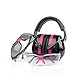 TRADESMART Pink Ear Muffs & Clear/Tinted Gun Safety Glasses - UV400 Anti Fog & Anti Scratch with Microfiber Pouch | Gun Range Ear Protection & Eye Protection for Shooting