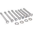 JEGS Universal Engine Stand Bolt Kit | | Securely Fastens Engine To Engine Stand | Four 3/8-16 x 3 1/2 inch bolts | Four 3/8-16 x 4 inch bolts | Four Flat Washers