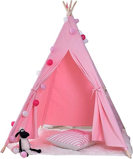 Global Tent Tente D Enfant En Pointe A Quatre Pointes Maison De Jouet D Interieur Pour Bebe Toile De Coton Exquise Petite Couverture De Tige De Derapage De Fenetre Amazon Fr Jardin