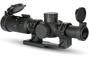 Monstrum Banshee 1-4x20 LPVO Rifle Scope with Offset Scope Mount