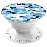 PopSockets Stand for Smartphones & Tablets - Blue Camo