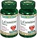 Nature's Bounty L-Carnitine 500mg, 60 Tablets (2 X 30 Count Bottles)